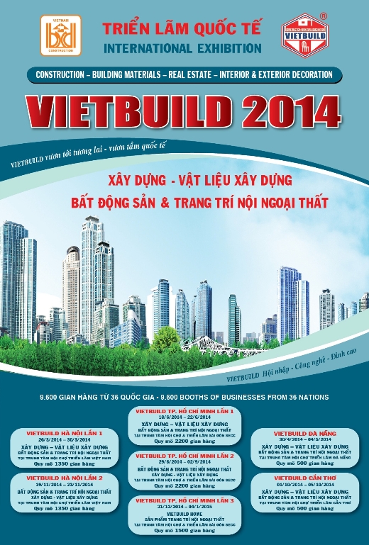 Triển lãm quốc tế Vietbuild Hà Nội 2014 lần 1